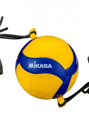Мяч волейбольный на растяжках mikasa v300w at-tr (размер 5)