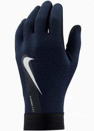 Перчатки игровые nike academy therma-fit dq6071-011 синие2 фото