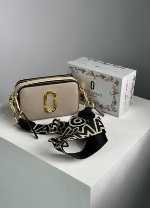 Жіноча сумка marc jacobs the snapshot cement/multi