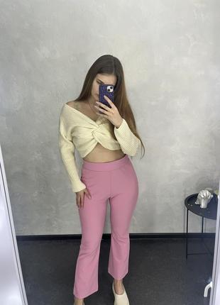 Новые брюки клеш от zara