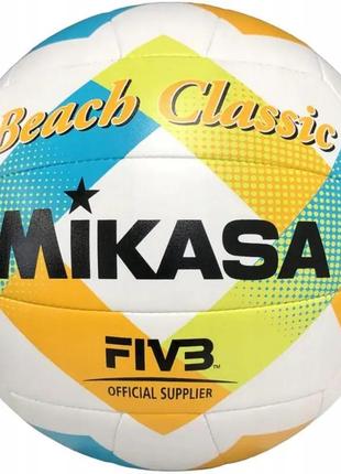 М'яч для пляжного волейболу mikasa beach classic bv543c-vxa-lg (розмір 5)