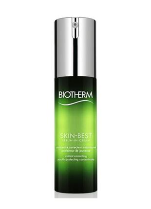 Cиворотка-крем для защиты молодости кожи biotherm skin best serum-in-cream 1 ml. тестер.1 фото