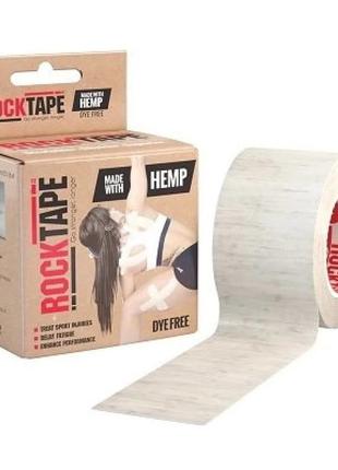 Кинезио тейп rocktape hemp (cша) натуральный1 фото