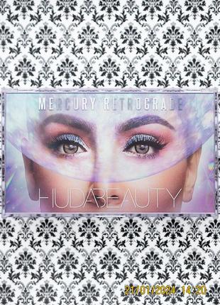 Палетка теней для век huda beauty mercury retrograde eyeshadow palette тени оригинал1 фото