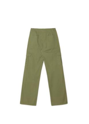 Штани брюки карго cropp колір зелений (хаки)4 фото