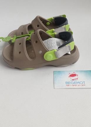 Сандалі дитячі хлопчику crocs classic all-terrain sandal 28 29 31 342 фото