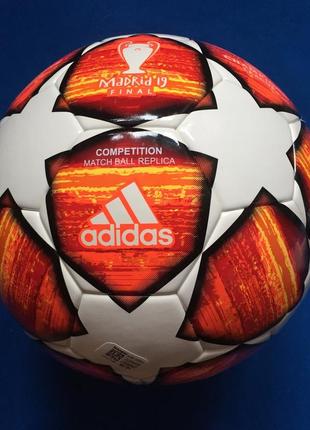 Мяч футбольный adidas finale madrid 19 competition dn8687 (размер 4)3 фото