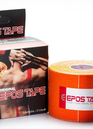Кинезио тейп epos tape (южная корея) оранжевый