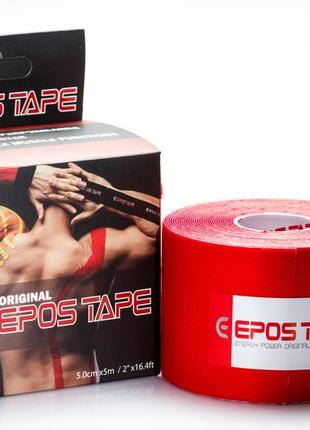 Кинезио тейп epos tape (южная корея) красный