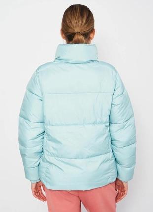 Куртка зимняя короткая женская columbia puffect jacket 1864781-321 xs бирюзовая4 фото