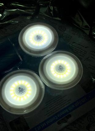 Светодиодный сенсорный ночник подсветки с пультом led light4 фото