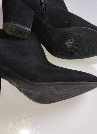 Женские замшевые черные ботинки atmosphere демисезон 374 фото
