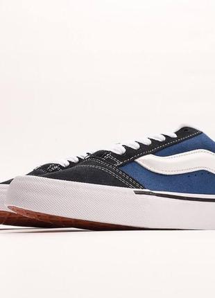 Мужские кроссовки vans knu skool / ванс кну скул синие дутые дутыши4 фото