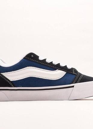 Мужские кроссовки vans knu skool / ванс кну скул синие дутые дутыши8 фото