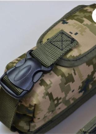 Якісний міцний підсумок на 2 магазини, виконаний з міцної тканини cordura