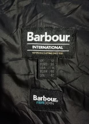 Куртка женская barbour international drive sweat8 фото