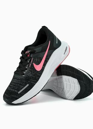 Кроссовки nike zoom x black white pink