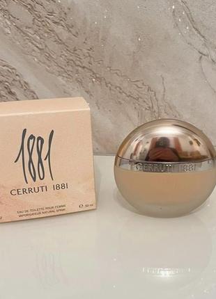 Туалетная вода для женщин cerruti 1881 pour femme 50 мл