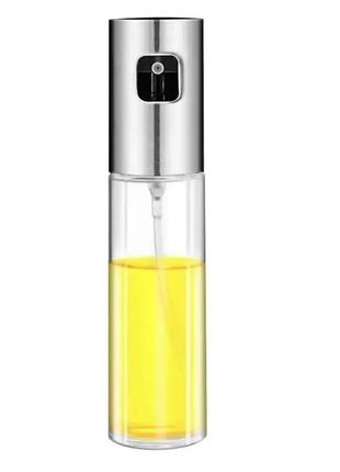 Пляшка-дозатор для олії та оцту 100 мл спрей розпилювач кухонний для рідин8 фото