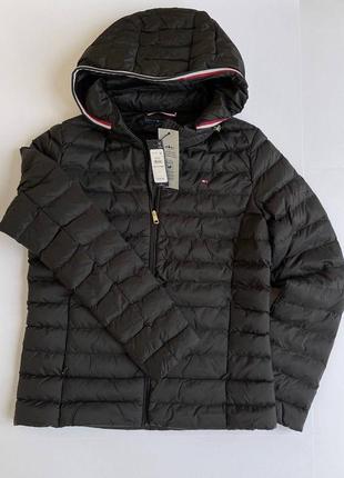 Новая куртка tommy hilfiger lightweight hooded puffer jacket5 фото