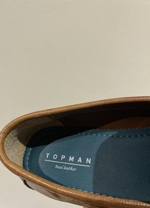 Topman лоферы кожаные мокасины туфли3 фото