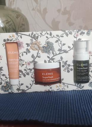 Шикарный набор от elemis superfood nourishing skin health trio (cr/20ml +cl/butter/90ml + mist/30ml) *2 фото