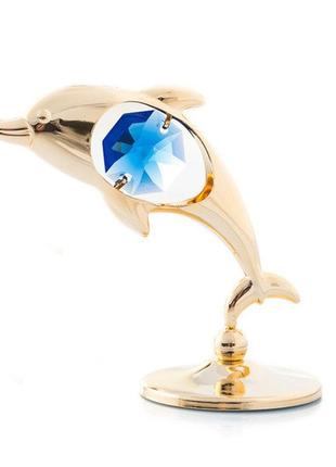 Фигурка "дельфин" crystocraft 0276-001/ga marketopt