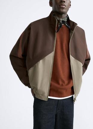 Куртка мужская из технические ткани zara new4 фото