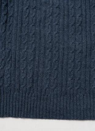 G-star raw wool nimrod shawl collar cable knit sweater  мужской свитер