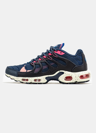 Чоловічі шкіряні кросівки nike air max tn terrascape blue pink