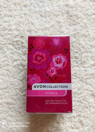 Туалетна вода powerful flowers roseta avon