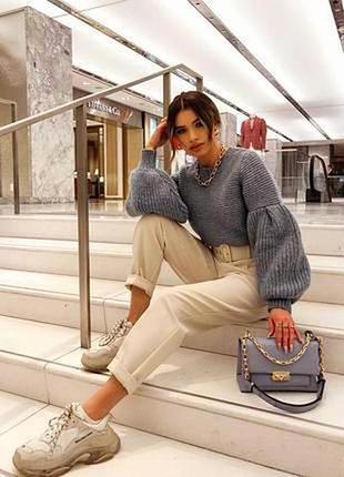 Свитер с шерстью zara.
