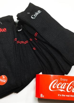 Розпродаж . махрові шкарпетки набір 8 пар теплі оригінал від тм coca-cola р.35-462 фото