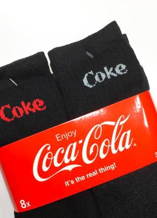 Розпродаж . махрові шкарпетки набір 8 пар теплі оригінал від тм coca-cola р.35-464 фото