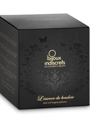 Люкс іспанія парфуми для білизни та ліжка bijoux indiscrets l´essence du boudoir східний, квітковий.2 фото