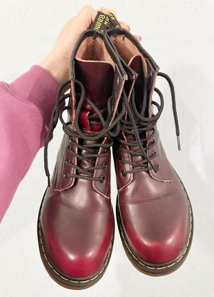 Шкіряні черевики dr. martens 1460