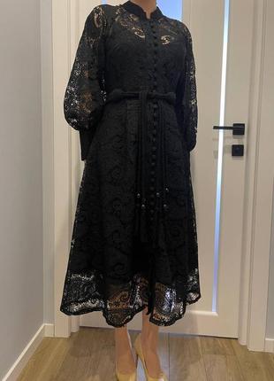 Платье ажурное