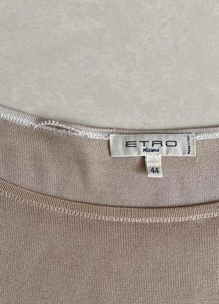 Блуза шёлковая эксклюзив премиум бренд оригинал etro размер l7 фото