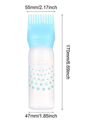 Бутылка-аппликатор для окрашивания или нанесения отваров розмариновой воды и т.д