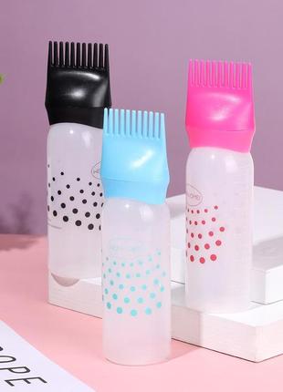 Бутылка-аппликатор для окрашивания или нанесения отваров розмариновой воды и т.д