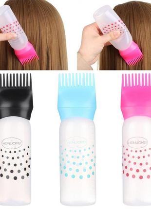 Бутылка-аппликатор для окрашивания или нанесения отваров розмариновой воды и т.д