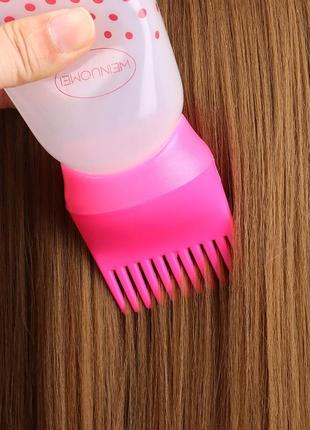 Бутылка-аппликатор для окрашивания или нанесения отваров розмариновой воды и т.д