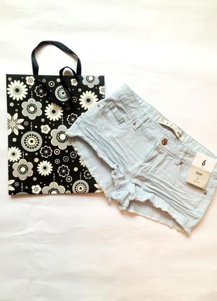Голубі короткі джинсові шорти denim co