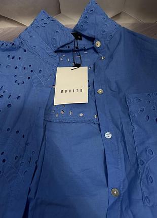 Рубашка хлопковая mohito