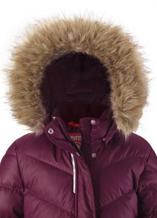 Зимнее пальто-пуховик для девочки reima satu 531488. размер 140-1525 фото