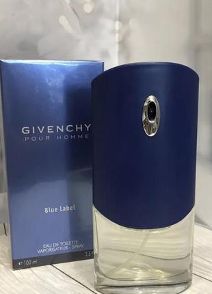 Givenchy pour homme blue тайвань 100ml туалетна вода (чоловічі парфуми льонші пур хом блу лейбл живанші блу лейбл)