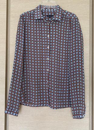 Изумительная шёлковая блуза оригинал marco polo размер s