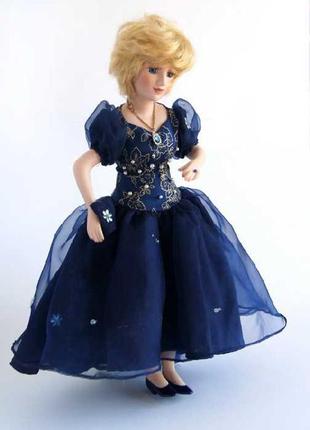 Фарфоровая кукла принцесса диана от janus germany1 фото