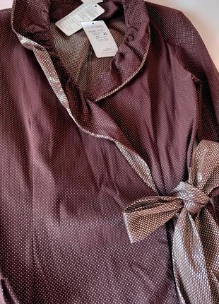 Изысканная блуза запах, пояс3 фото