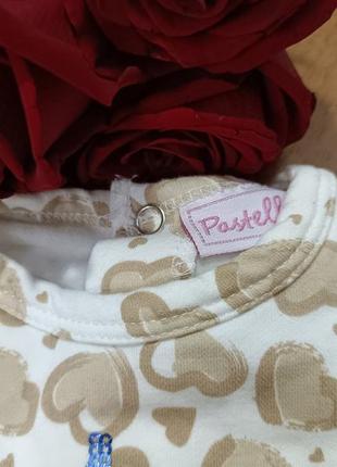 Тепленькое платье бренда pastello ( italy ) на нежном флисе с пышной юбочкой2 фото